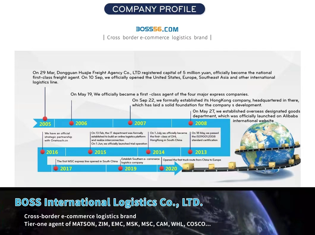 International Sea Shipment Freight Agent Logistics Service From China to North/South America by Ocean Shipping